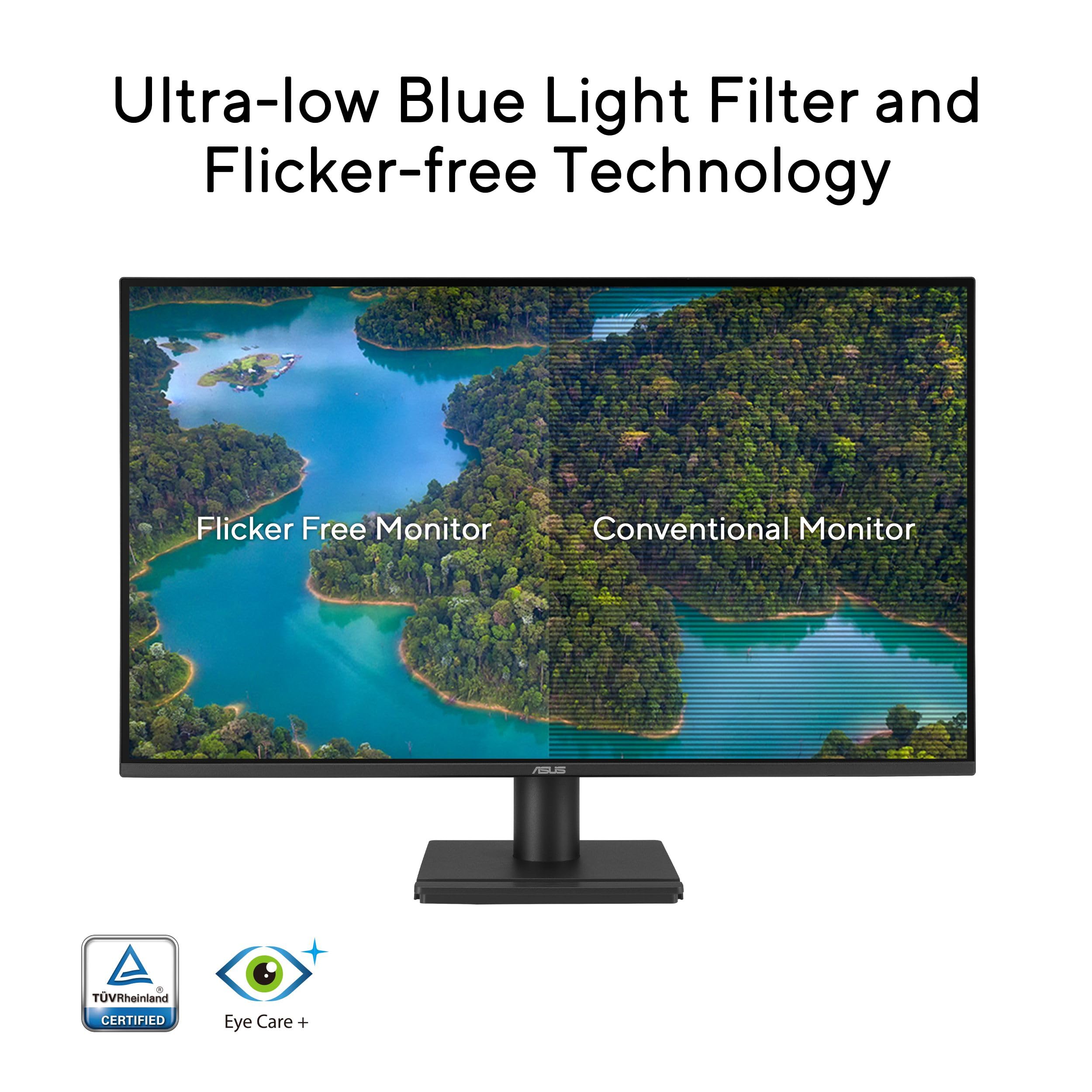 Amazon.com: ASUS 27” 1440P Eye Care Monitor (VA27AQ) - IPS, QHD